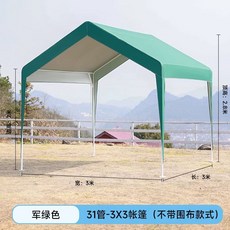 선재상점 고정어닝 캐노피 천막 고정식어닝 어닝, T. 3x3m 카키그린 없음
