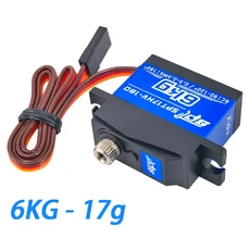 SPT 17HV-180 6kg 서보 25T 90 지원 고압 메탈 기어 17g 마이크로 스티어링 시프트 차동 장치, [01] SPT17HV-180, 한개옵션1