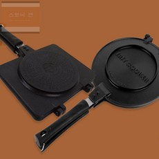 스토어연 양면후라이팬 양면구이판, IH 사각, 1개