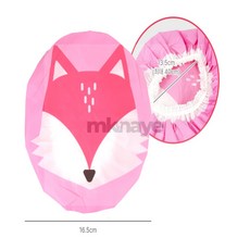 무결 동물얼굴 샤워캡 포크세트