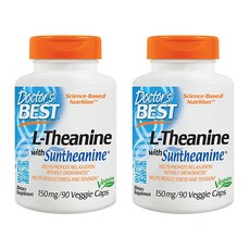 Doctor's BEST 茶胺酸素食膠囊, 90顆, 2罐