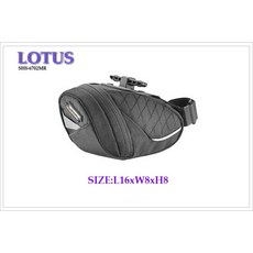 酷榮單車 LOTUS[SH8-6702MR] 快拆式菱格黑座墊袋, 1個, 黑