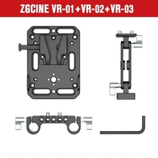 ZGCINE VR-01 V 마운트 배터리 플레이트/로드 클램프 잠금 자동 보호 기능이 있는 어댑터, 03 VR-01 VR-02 VR-03