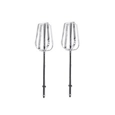 烘焙工具 電動打蛋器頭 打蛋棒 12線打蛋頭 和麵棒 奶油蛋清攪拌棒, 【短款】加粗四線打蛋頭(1組2支)