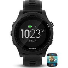 Garmin 010N174600 포러너 935 GPS 시계 멀티스포츠 고도계 배터리 블랙 갱신 번들과 2년 CPS 강화 보호 팩 포함