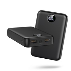 YINTO 대용량 보조배터리 고속충전 40000mAh PD 22.5W QC3.0 잔량표시, 블랙, N7 블랙, N7