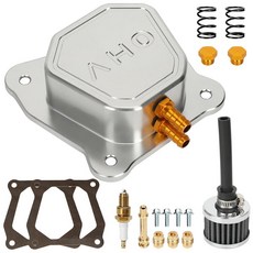 EOPOAYI 빌렛 밸브 커버 Predator 212 196cc 논 헤미 69730 6.5hp GX160 GX200 클론 엔진 콜맨 미니 바이크 CT200U CT200U-EX, C-Silver