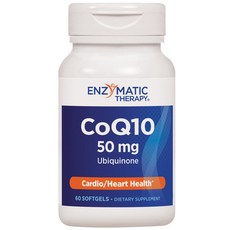 ENZYMATIC THERAPY 輔酶Q10膠囊 50mg, 60顆, 1罐
