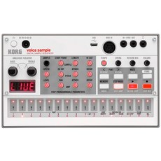 KORG volca 디지털 샘플러 신디사이저 구동 스피커 sample2 어디서나 사용할 수 내장 헤드폰, 1개