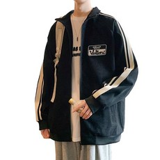 남성 야구 유니폼 재킷 봄가을 루즈핏 미국식 캐주얼 재킷 상의