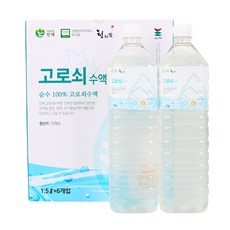 강원도 인제 고로쇠물 100% 냉동 고로쇠수액, 1.5L, 6개