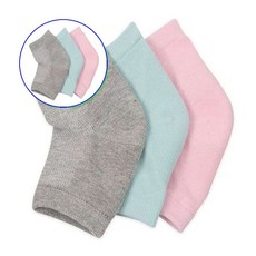 쌍문상회 지금 필요한 통기성 신발뒤꿈치패드 촉촉한 여자발뒤꿈치양말 풋보습양말 각질제거양말 발뒷꿈치보호패드 케어 발뒤꿈치양말 31872EA, 블랙(1켤레)