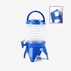에코벨 야외 접이식물통 3.5L, 블루, 1개