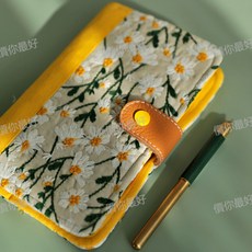 高顔值每日計劃本Todo清單日程本時間效率活頁本便攜隨身打卡本子, 1個, A6嚮日葵活頁本,90頁今日計劃內芯+燕尾夾+小香囊