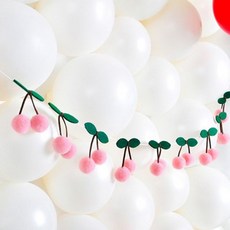 프로포즈 생일 체리모형파티가랜드피치 기념일 장식 all+32766rX