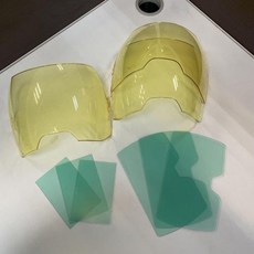 용접면 마스크 용접마스크 용접 차광 헬멧 보호 플라스틱 앞 유리 자동 태양 투명 렌즈 필터 커버 35 개, 4UN10, 4)4UN10