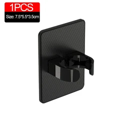 5/1PCS 벽 마운트 빗 홀더 욕실 주최자 스토리지 가정용 헤어 브러시 브래킷 드라이어 랙, 01 1PCS-Black, 1PCS-Black