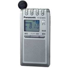 파나소닉 통근 라디오 FMAM 권취식 이어폰 실버 RF-ND180RA-S