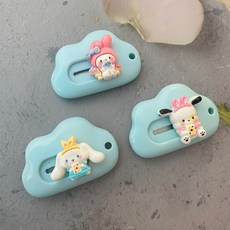 파란 캐릭터 구름택배칼 세트