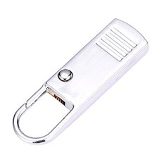 隔日配達 萬能拉鏈頭 可拆卸拉鍊頭 動多功能拉鍊 拉鏈配件 拉鍊頭 修復神器, 5個, 【合金款】銀色, 【合金款】銀色