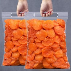 말린 살구 손질된 씨 없는 과일 건강 간식 (원산지 중국), 250g-2팩