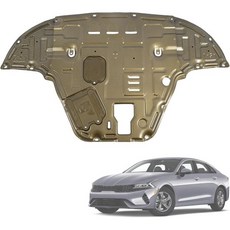 기어 스플래시 실드 가드 KIA K5 2021-2025 2026용 - 내구성 PVC 스키드 플레이트 라디에이터 엔진 및 변속기용 간편 설치 확장된 커버리지 유지보수 구멍 통풍구, Aluminum-Magnesium Alloy