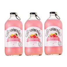 분다버그 핑크 그레이프푸르트 탄산음료, 375ml, 12개