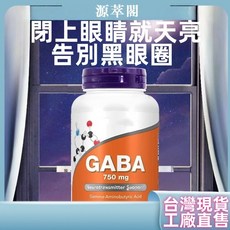 源萃閣 睡前輕鬆補給 美國進口GABA膠囊 Y-氨基丁酸 100粒 好入睡夜間放鬆, 1個, 十罐【數量按10】