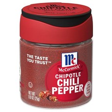 맥코믹 치폴레 칠리 페퍼 25.5그램 McCormick Chipotle Chili Pepper 0.9 Oz, 25g, 1개