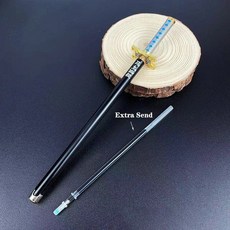 귀멸의 칼날 검 모양 20cm 볼펜 탄지로 아야바 기메츠노 패션펜슬 필기류, 토키토 무이치로