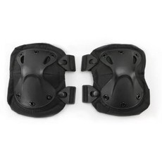 1 쌍 전문 두꺼운 무릎 패드 슬리브 지원 롤러 블레이드 스케이트 보드 용 고탄력 보호대, 4)2pcs Knee black