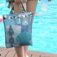 쌍문상회 메쉬 토트 물놀이 비치백 LM-0364