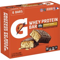 GATORADE 開特力 乳清蛋白棒 巧克力焦糖, 6入, 80g
