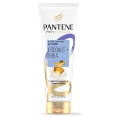 Pantene Pro-V Miracles Curl Define & Shine 코코넛 + 시어 1분 미라클 컨디셔너 300ml(10.9액량 온스), 1