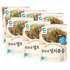 청정원 견과류 멸치볶음, 100g, 6개