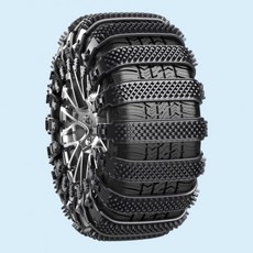 간편한 설치 스노우체인 케이블 타이식 체인 블랙1P, 1개