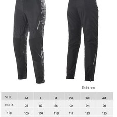 여름 오토바이 바지 보호대 통풍 모토 바이커 의류 크로스, 1. 검정색