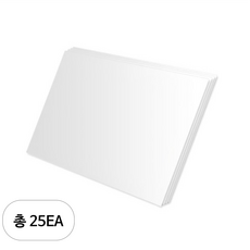 대원우드보드 백색 원단 우드보드 600 x 900 mm, 7mm, 25개