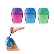 WSstore 마패드 쉐이커 1홀 연필깎이 수동연필깎이, 1개, 랜덤