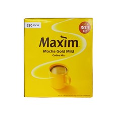 맥심 모카골드 마일드 커피믹스, 12g, 280개입, 1박스