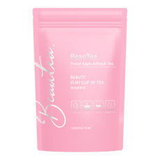 BeauTea 蜜桃蘋果茶, 100g, 1個