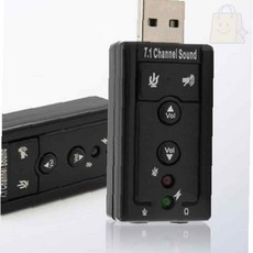 너블룸 사운드카드 USB 7.1채널