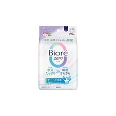비오레 Zero 시트 가련한 플로럴 향 20매입 제한 시트 데오드란트 시트, 1개