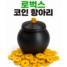 루키토이 로블록스 로벅스 코인 동전 항아리 세트, 1개