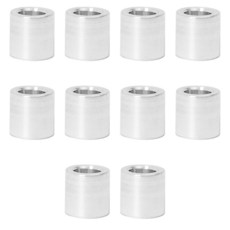 [ 1188960 ] 카이후이 와이 와이티 M3 알루미늄 스페이서 10개 금속 라운드 3.1mm 내부 직경 x 5mm 외부 길이 두께 나사 스탠드오프 볼트용 실버, [ 1188960 ] 카이후이 와이 와이티 M3 알루미