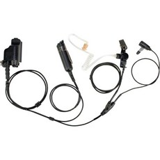 PRYME 라디오 PRIME SPM-3323 3와이어 SPM-3300 시리즈 헤비 듀티 감시 키트 트위스트 커넥터가 장착된 어쿠스틱 튜브 이어폰 원격 Ptt 스위치 및 로우 프