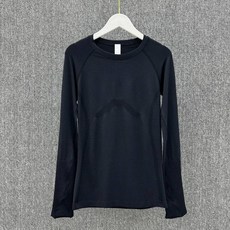 빠르게 마르는 긴팔 티셔츠 통기성 스포츠 캐주얼 여성용 몸매를 감싸는 고탄력 요가 러닝 피트니스 웨어