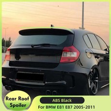 리어 스포일러 윙 글로시 블랙 카 트렁크 루프 윈도우 립, 기본, 기본
