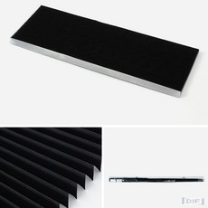 리버스 셀프 블라인드 90x240cm 암막형 블랙 거실