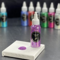 金羽毛 鐳射晶鑽極閃亮粉 台灣製 流體畫DIY亮片 幻彩聖誕節亮粉 星光灑粉 閃亮變色, 紫羅蘭